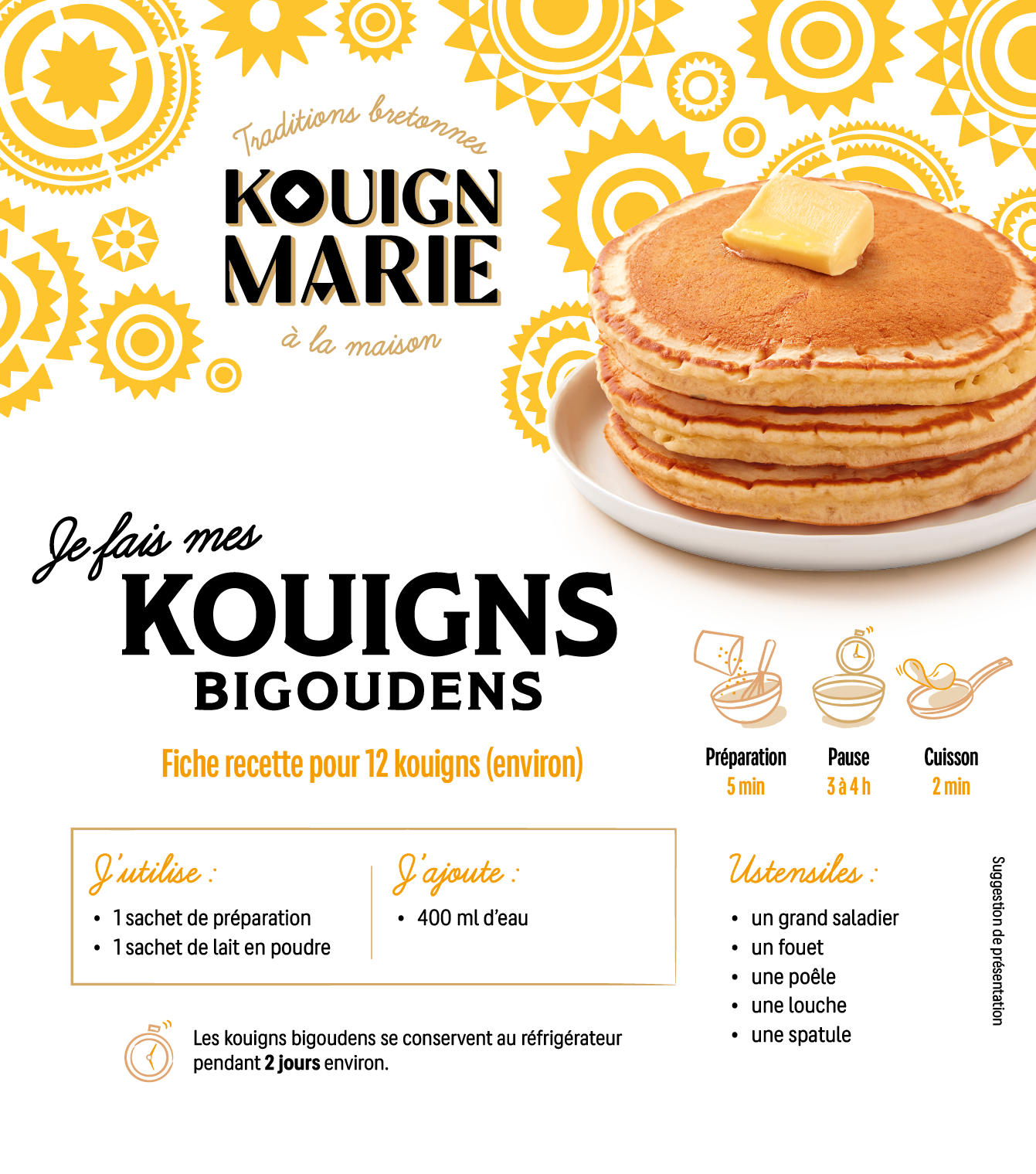 KIT "JE FAIS MES KOUIGNS BIGOUDENS" - 2 x 12 kouigns env.