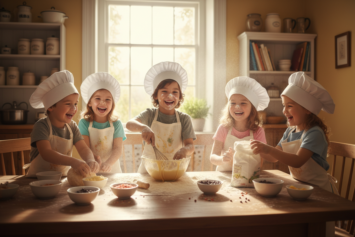 Activité manuelle enfant – 7 ateliers cuisine | Kouign Marie