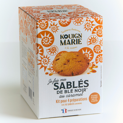 Sablés de blé noir au caramel