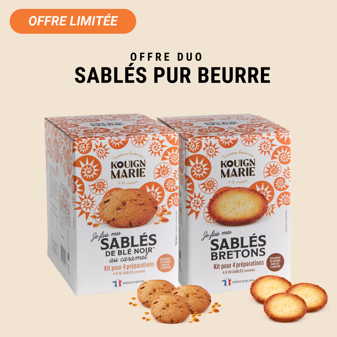 Offre duo - SABLÉS PUR BEURRE