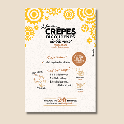 Crêpes bigoudènes de blé noir
