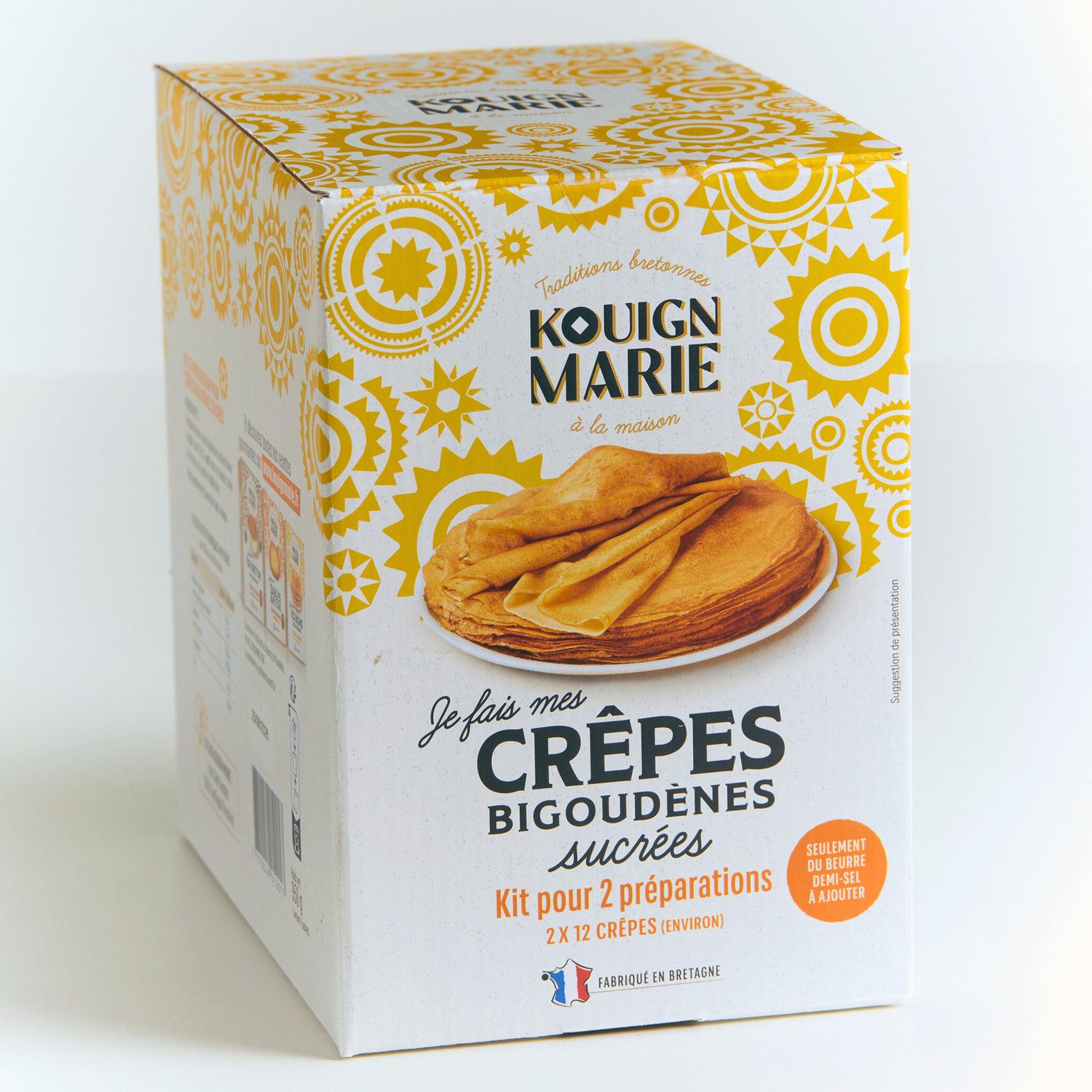 Crêpes bigoudènes sucrées