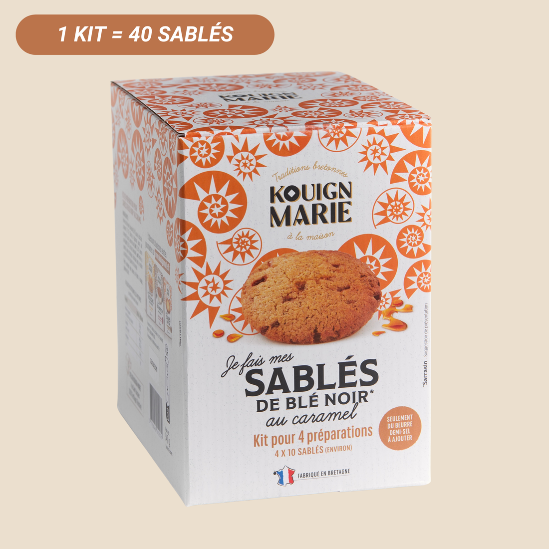 Sablés de blé noir au caramel