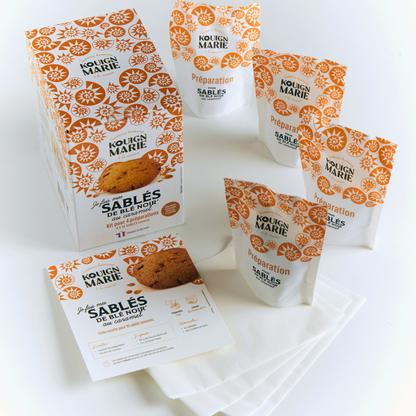 Sablés de blé noir au caramel