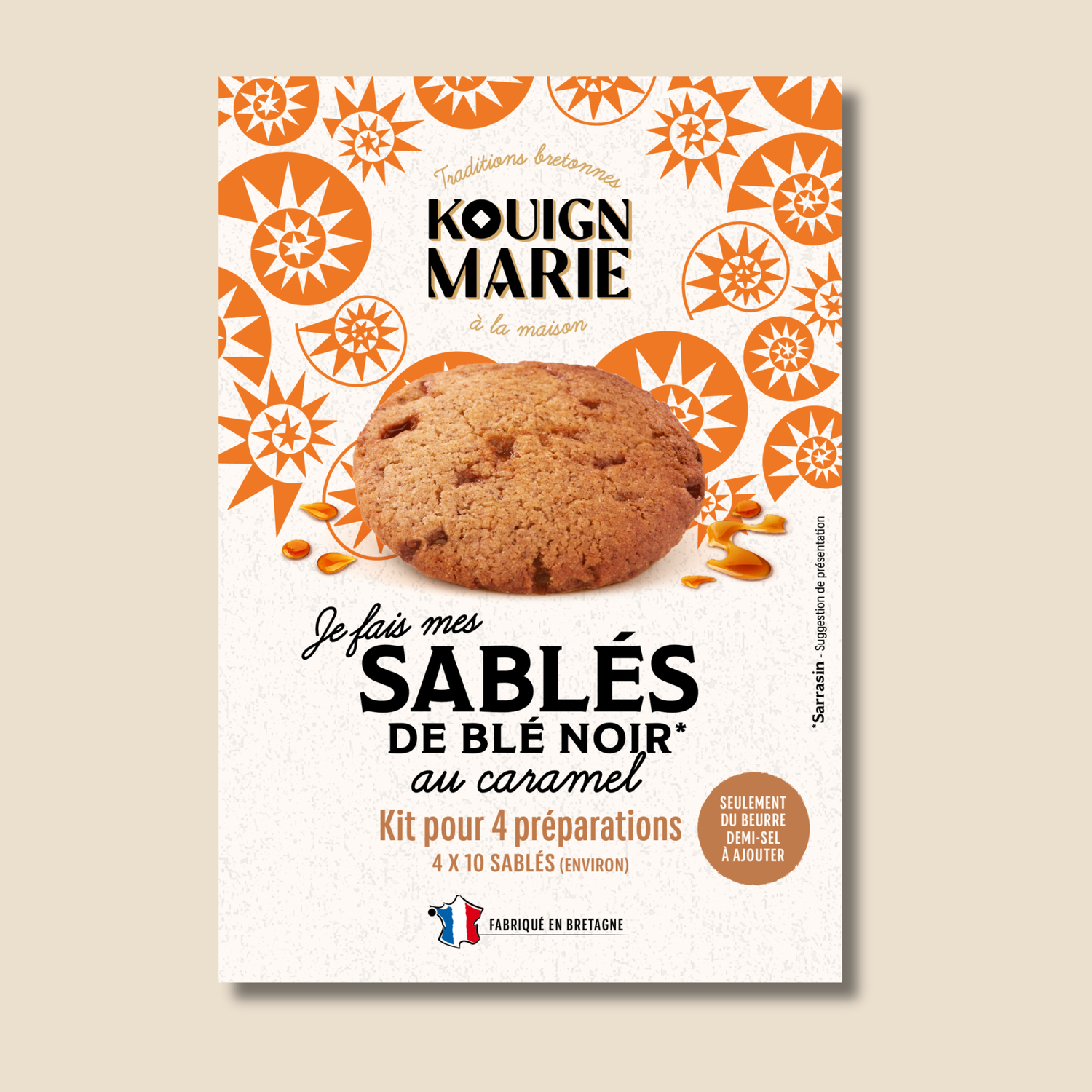Sablés de blé noir au caramel