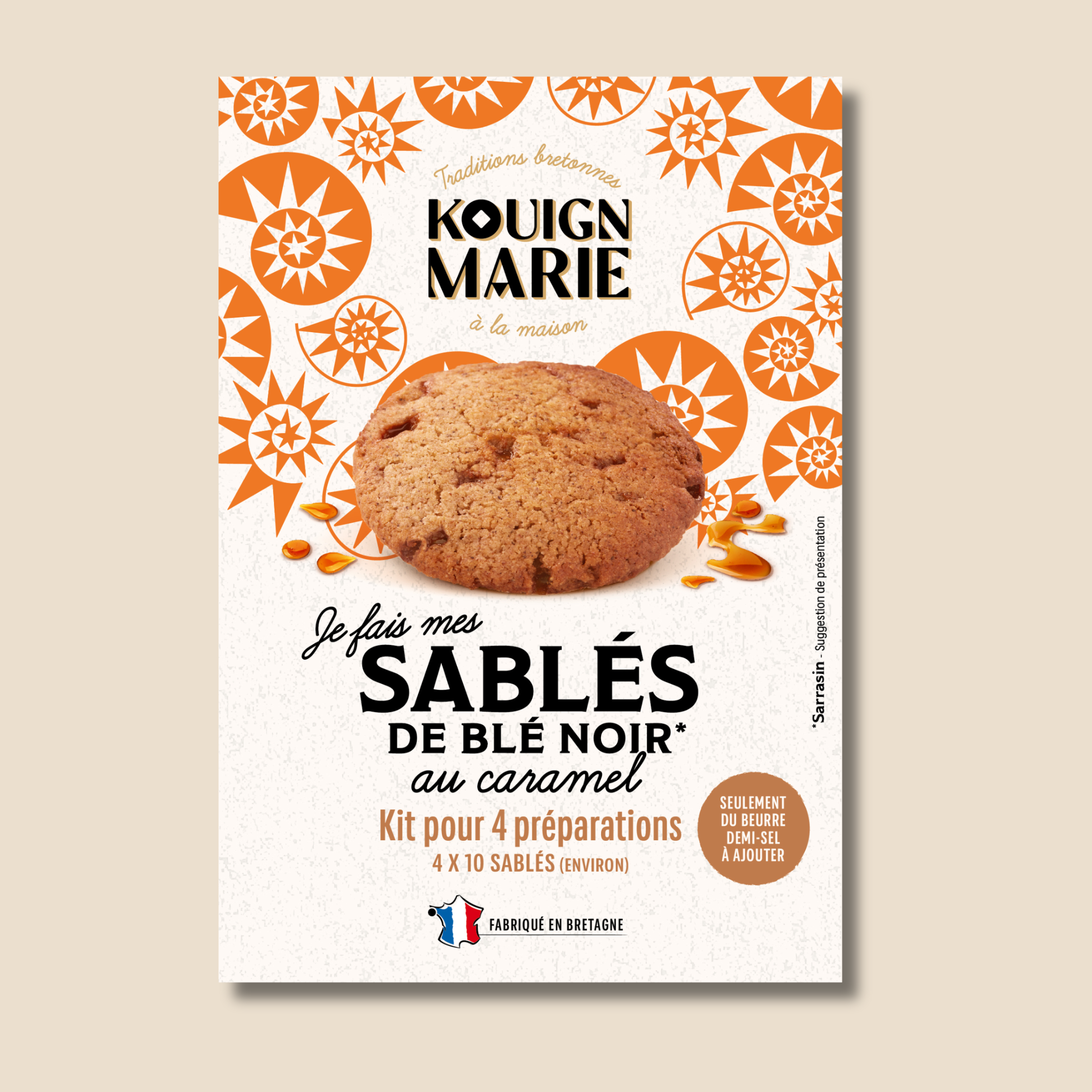 Sablés de blé noir au caramel