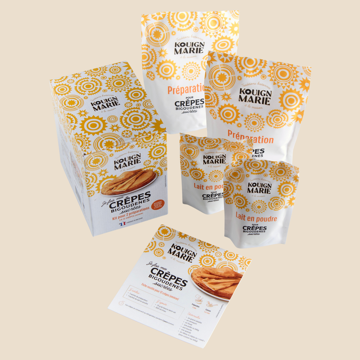 Crêpes bigoudènes sucrées