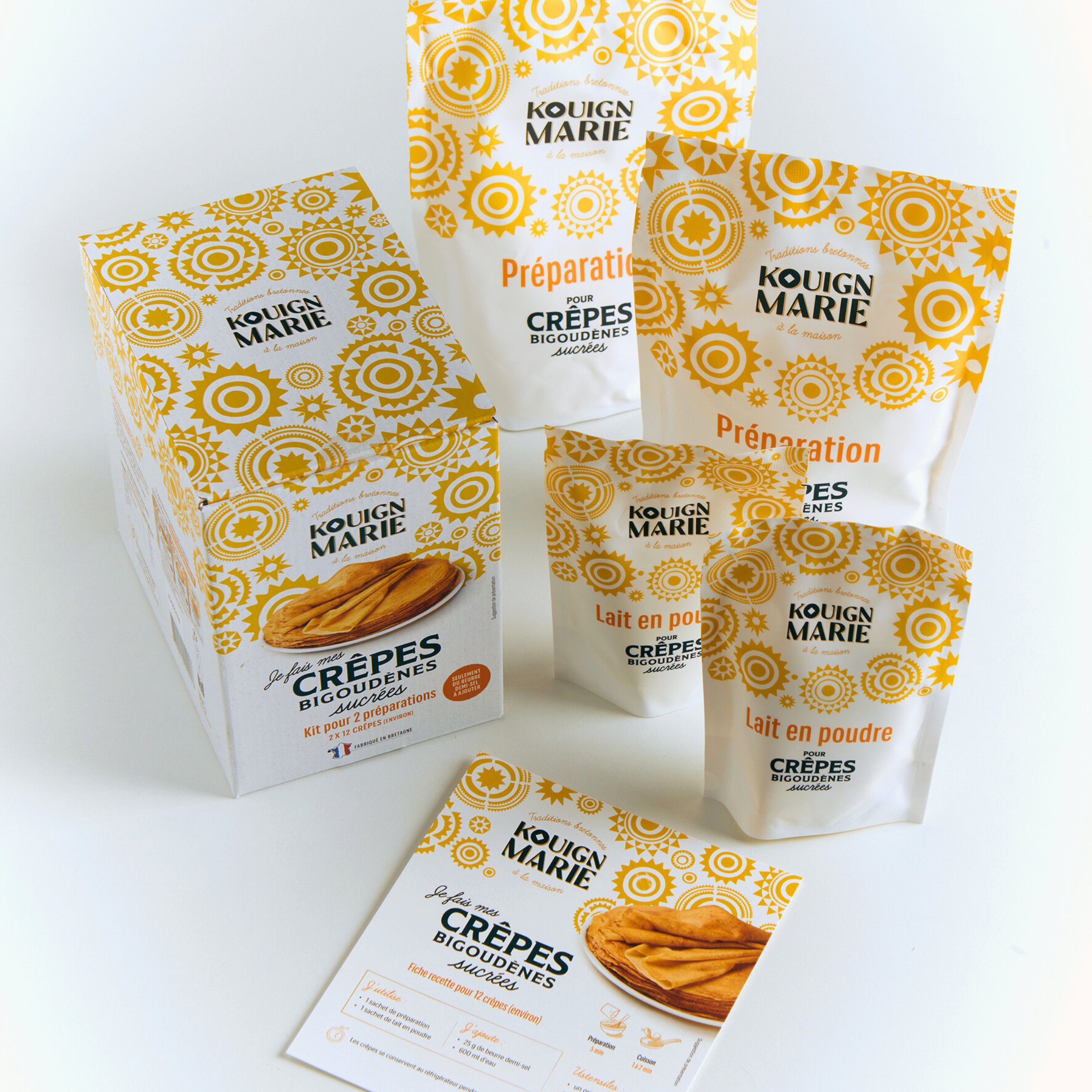 Crêpes bigoudènes sucrées