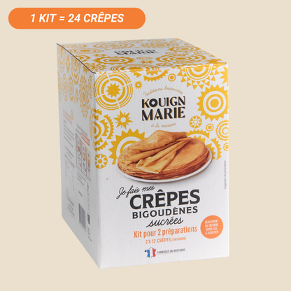 Crêpes bigoudènes sucrées