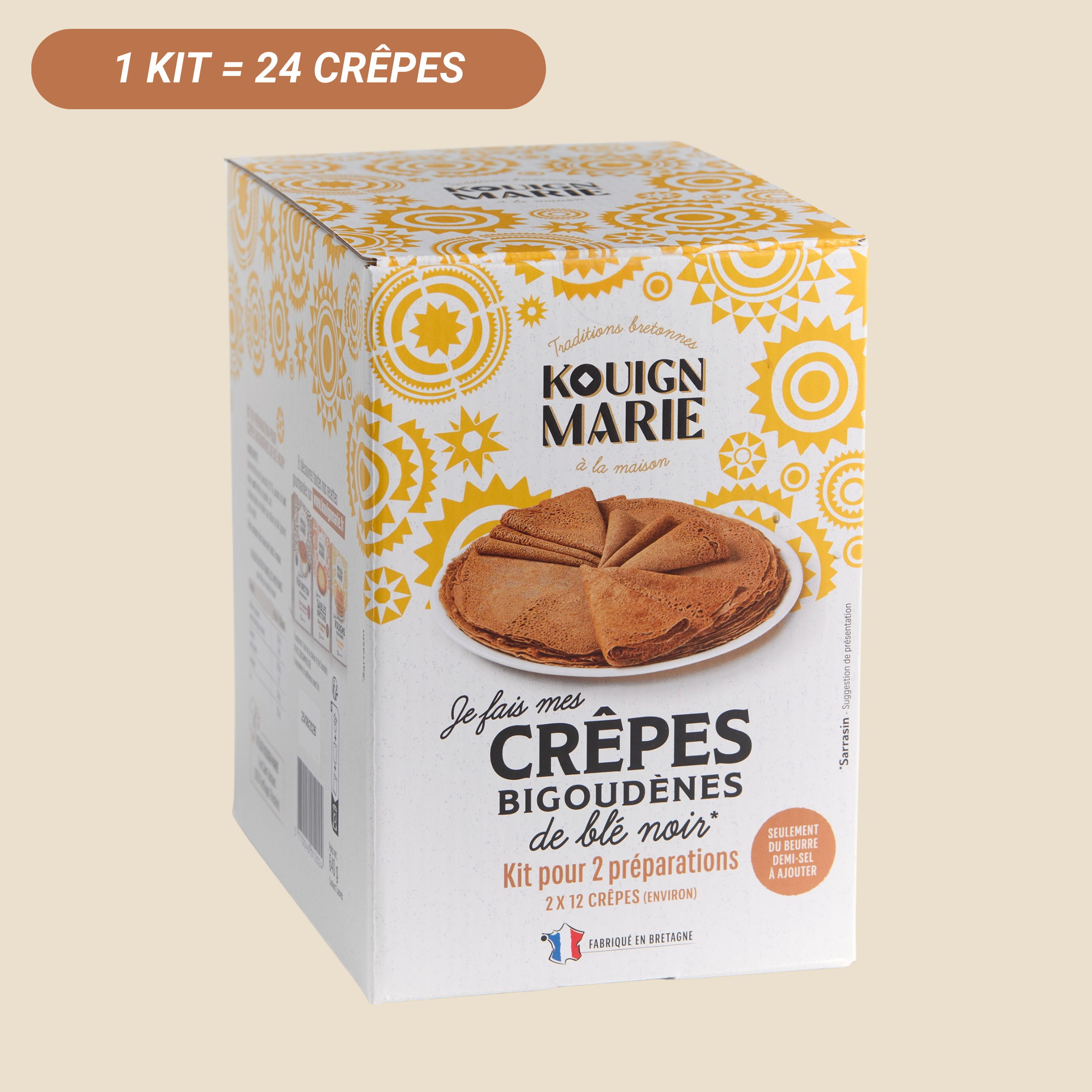 Crêpes bigoudènes de blé noir