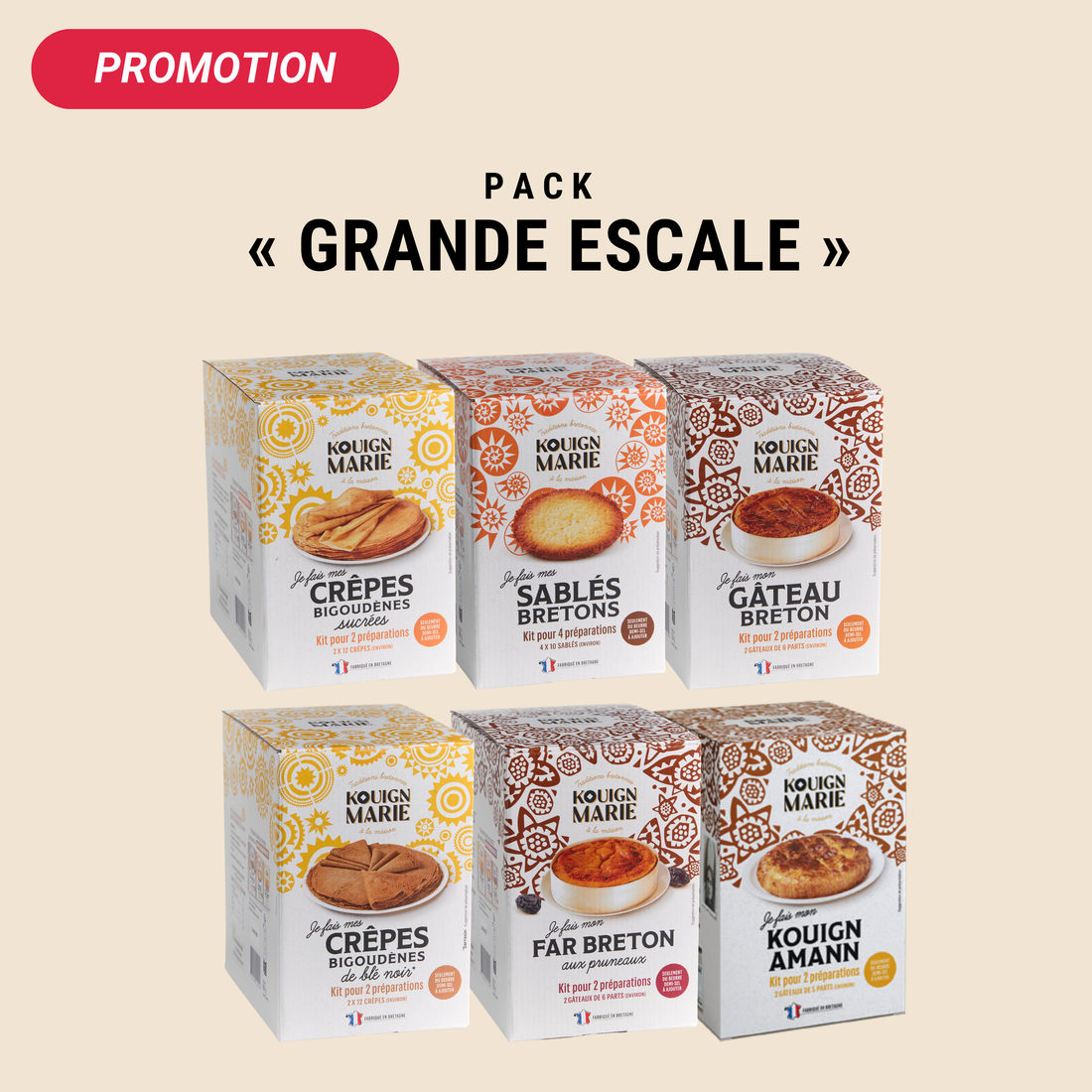 Pack « Grande Escale » — 6 kits