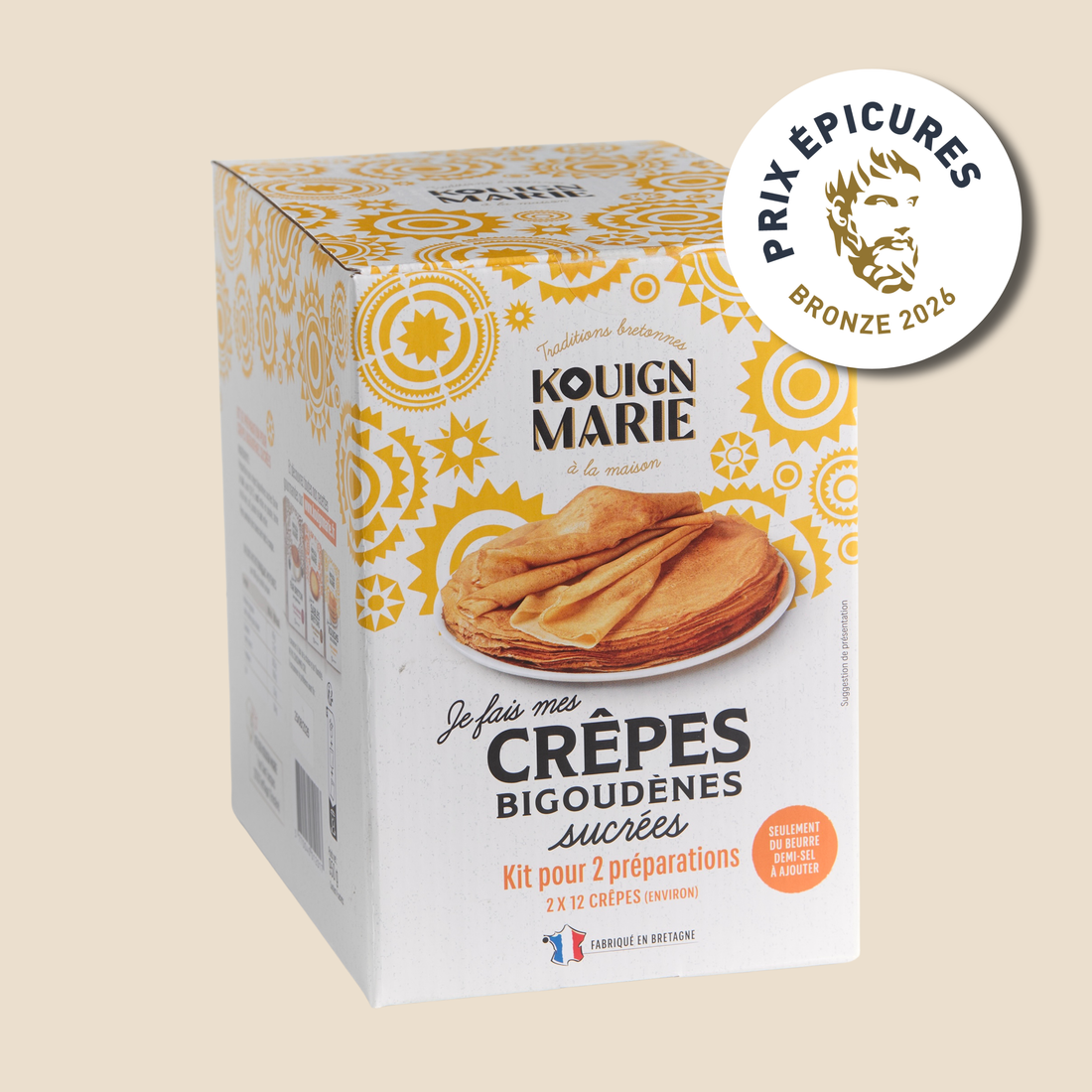 Crêpes bigoudènes sucrées