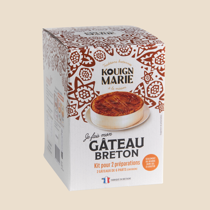 KIT "JE FAIS MON GÂTEAU BRETON" - 2 gâteaux de 6 pers env.