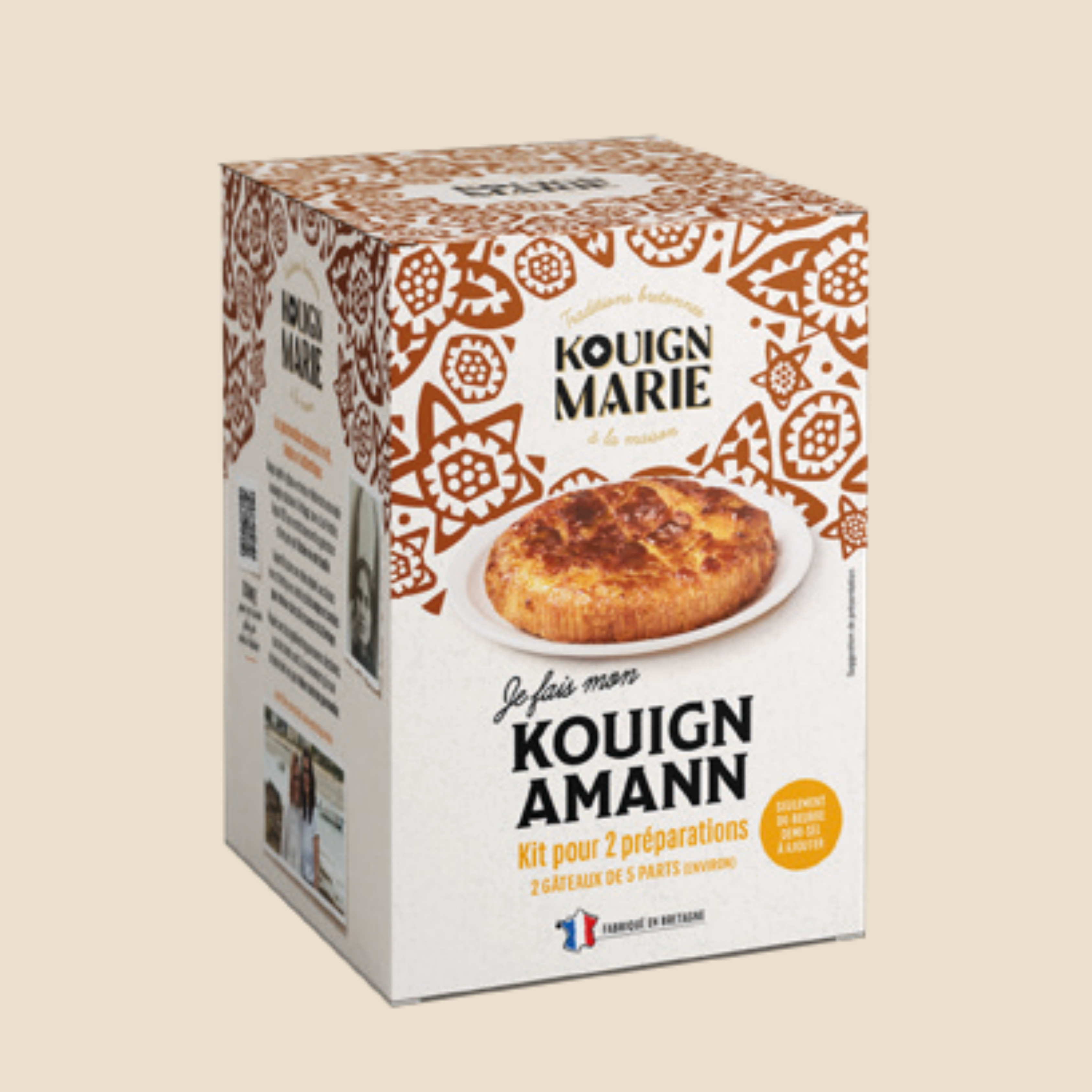 KIT "JE FAIS MON KOUIGN AMANN" - 2 gâteaux de 5 pers env.