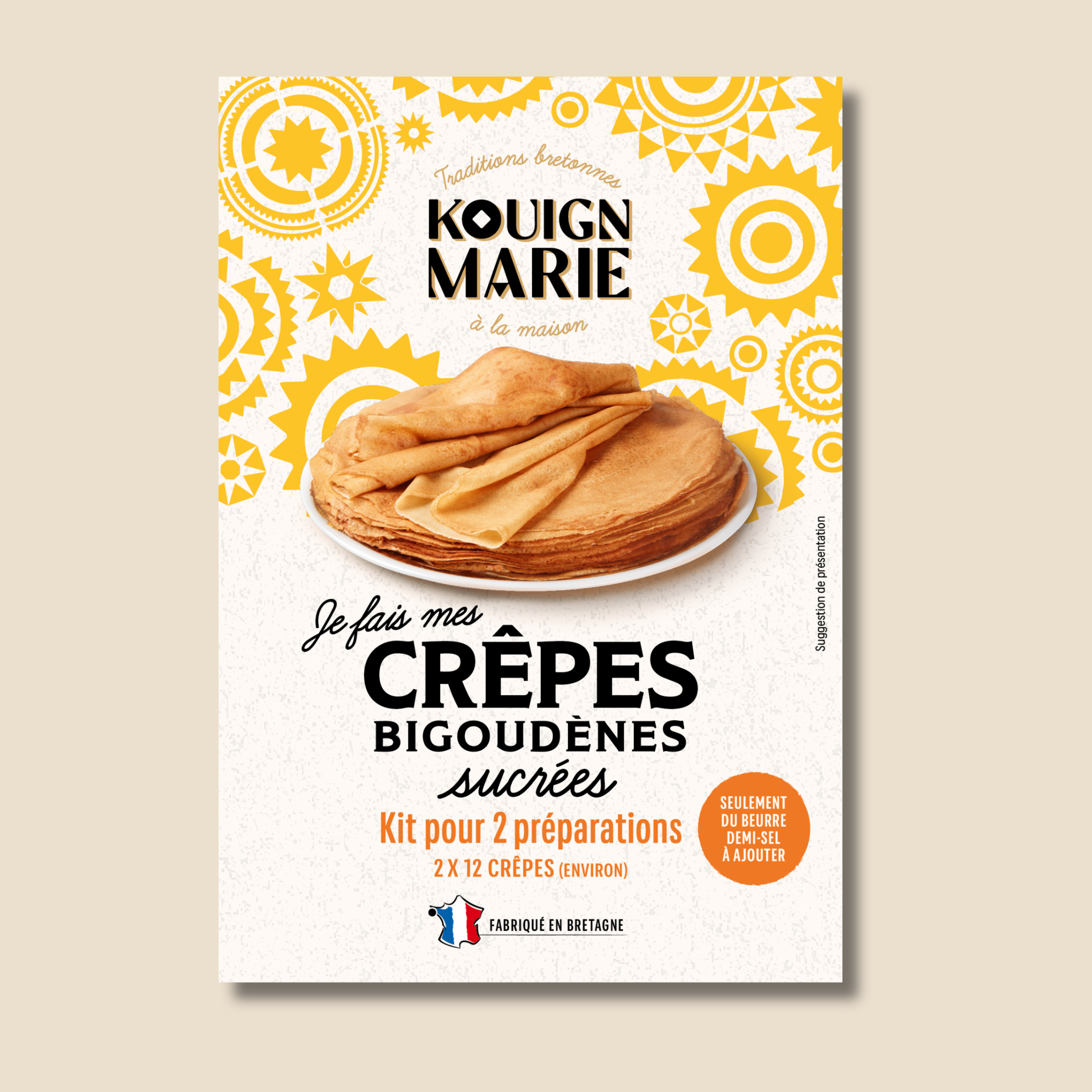 Crêpes bigoudènes sucrées