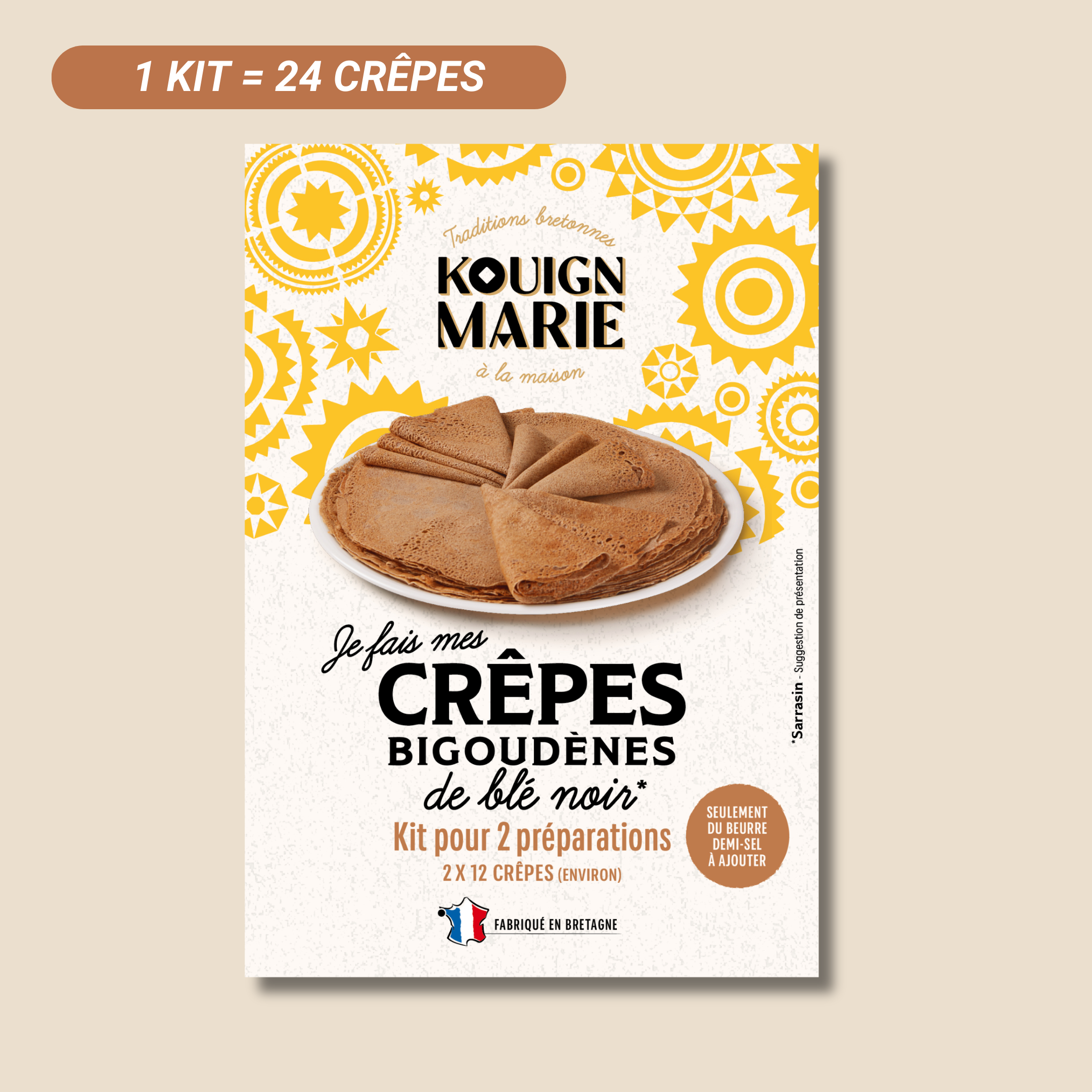 Crêpes bigoudènes de blé noir