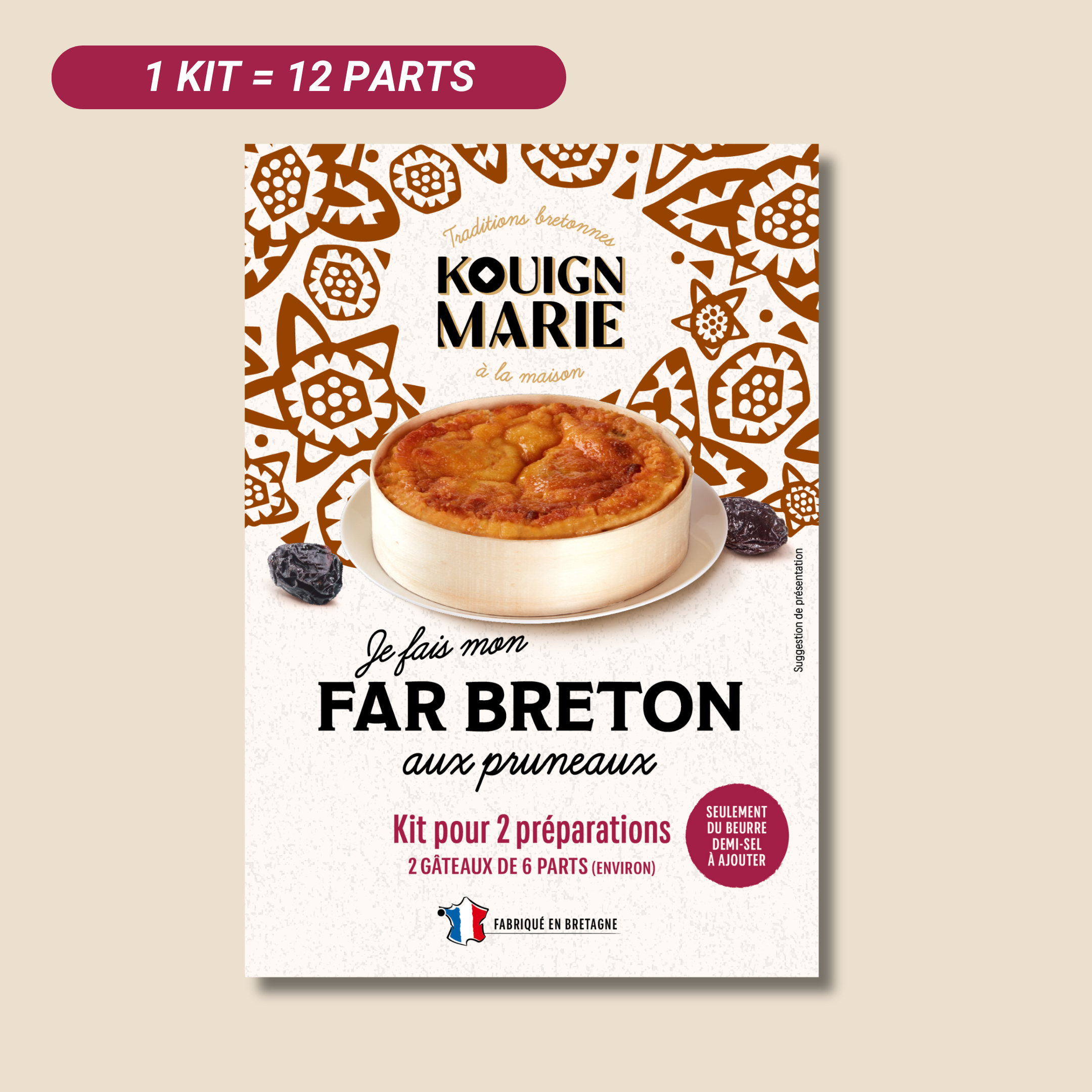 Far breton aux pruneaux