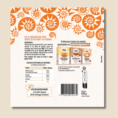 Sablés de blé noir au caramel